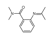 N,N-dimethyl-2-(propan-2-ylideneamino)benzamide Structure