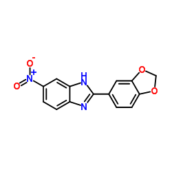 2-(1,3-Benzodioxol-5-yl)-6-nitro-1H-benzimidazole Structure