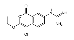 4-chloro-3-ethoxy-7-guanidinoisocoumarin结构式