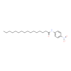 Hexadecanamide, N-(4-nitrophenyl)- Structure