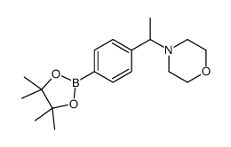 4-(1-(4-(4,4,5,5-Tetramethyl-1,3,2-dioxaborolan-2-yl)phenyl)ethyl)morpholine picture