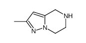 2-methyl-4,5,6,7-tetrahydropyrazolo[1,5-a]pyrazine(SALTDATA: 2HCl) structure