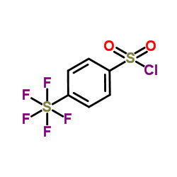 4-(Pentafluoro-λ6-sulfanyl)benzenesulfonyl chloride Structure