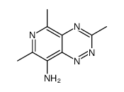 3,5,7-trimethylpyrido[3,4-e][1,2,4]triazin-8-amine Structure