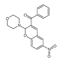 (2-morpholin-4-yl-6-nitro-2H-chromen-3-yl)-phenylmethanone Structure