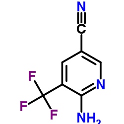 6-Amino-5-(trifluoromethyl)nicotinonitrile Structure