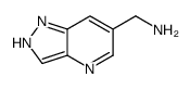 (1H-Pyrazolo[4,3-b]pyridin-6-yl)methanamine structure