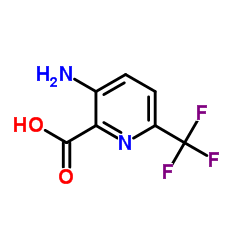 3-Amino-6-trifluoromethyl-pyridine-2-carboxylic acid结构式