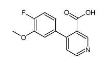 4-(4-fluoro-3-methoxyphenyl)pyridine-3-carboxylic acid Structure