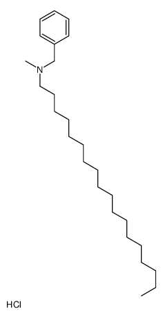 N-benzyl-N-methyloctadecan-1-amine,hydrochloride结构式