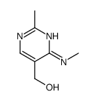 5-Pyrimidinemethanol,2-methyl-4-(methylamino)-结构式