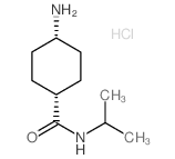 (1s,4s)-4-isopropylcarbamoylcyclohexanaminium chloride Structure