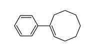 (E)-1-phenylcyclooct-1-ene结构式