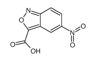 2,1-Benzisoxazole-3-carboxylicacid,5-nitro-(9CI) structure