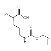 H-L-Orn(Aloc)-OH结构式