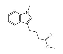 methyl 4-(1-methyl-1H-indol-3-yl)butanoic acid ester结构式