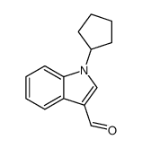 1-cyclopentyl-3-formylindole图片