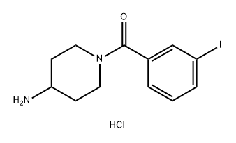 1-(3-Iodobenzoyl)piperidin-4-amine结构式