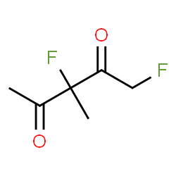 2,4-Pentanedione,1,3-difluoro-3-methyl-结构式