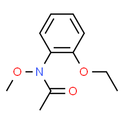 Acetamide, N-(2-ethoxyphenyl)-N-methoxy- (9CI) Structure