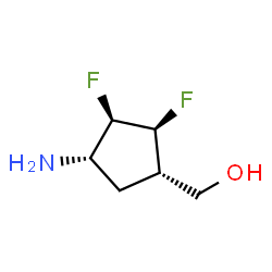 Cyclopentanemethanol, 4-amino-2,3-difluoro-, (1alpha,2beta,3beta,4alpha)- (9CI)结构式