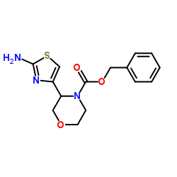 苯甲基 3-(2-氨基噻唑-4-基)吗啉-4-甲酸基酯图片