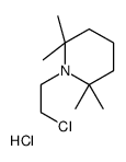 1-(2-chloroethyl)-2,2,6,6-tetramethylpiperidine,hydrochloride Structure