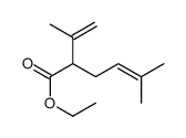 ethyl 5-methyl-2-prop-1-en-2-ylhex-4-enoate结构式