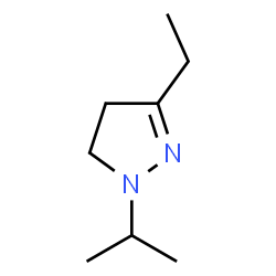 3-Ethyl-1-isopropyl-2-pyrazoline Structure