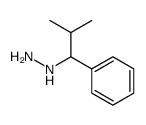 (2-Methyl-1-phenylpropyl)hydrazine Structure