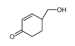 (4R)-4-(hydroxymethyl)cyclohex-2-en-1-one Structure