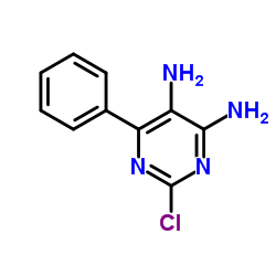 2-Chloro-6-phenyl-4,5-pyrimidinediamine结构式