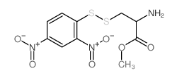 Alanine,3-[(2,4-dinitrophenyl)dithio]-, methyl ester, L- (8CI) picture