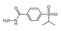 4-propan-2-ylsulfonylbenzohydrazide Structure