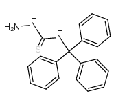 4-三苯甲基-3-硫代氨基脲结构式