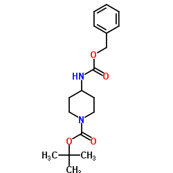 1-Boc-4-Cbz-Aminopiperidine Structure