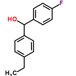 4-ETHYL-4'-FLUOROBENZHYDROL structure