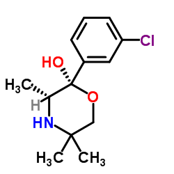 (2R,3R)-2-(3-Chlorophenyl)-3,5,5-trimethyl-2-morpholinol结构式