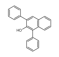 1,3-diphenyl-2-naphthol结构式