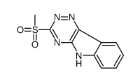 3-methylsulfonyl-5H-[1,2,4]triazino[5,6-b]indole结构式