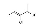 3,4-dichloro-2-pentene Structure