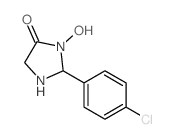 4-Imidazolidinone,2-(4-chlorophenyl)-3-hydroxy- structure