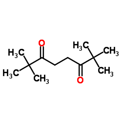 2,2,7,7-四甲基-3,6-辛烷二酮结构式