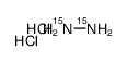 Hydrazine-15N2 dihydrochloride structure