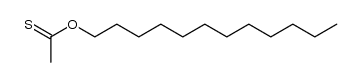 1-dodecyl thioacetate Structure