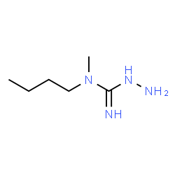 Hydrazinecarboximidamide, N-butyl-N-methyl- (9CI) structure