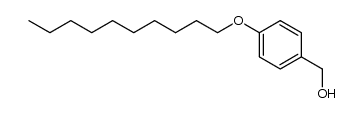 p-(decyloxy)benzyl alcohol Structure