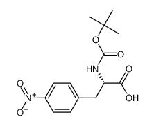 boc-4-nitro-l-phenylalanine结构式