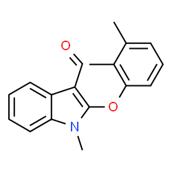 2-(2,3-Dimethylphenoxy)-1-methyl-1H-indole-3-carbaldehyde structure