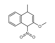 2-methoxy-4-methyl-1-nitro-1,4-dihydronaphthalene Structure